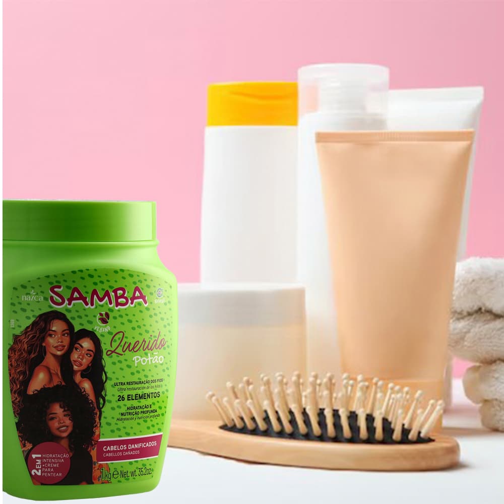 Tratamiento para el cabello 2 en 1 Querido Potão Nazca Samba (1 kg / 2.2 lb) - Miniatura 4