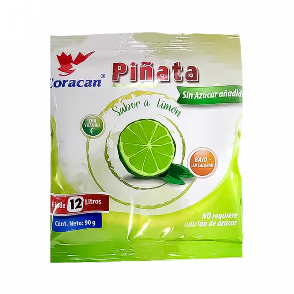 Refresco instantáneo sabor limón Piñata Coracan (90 g / 3.17 oz) - Miniatura 4
