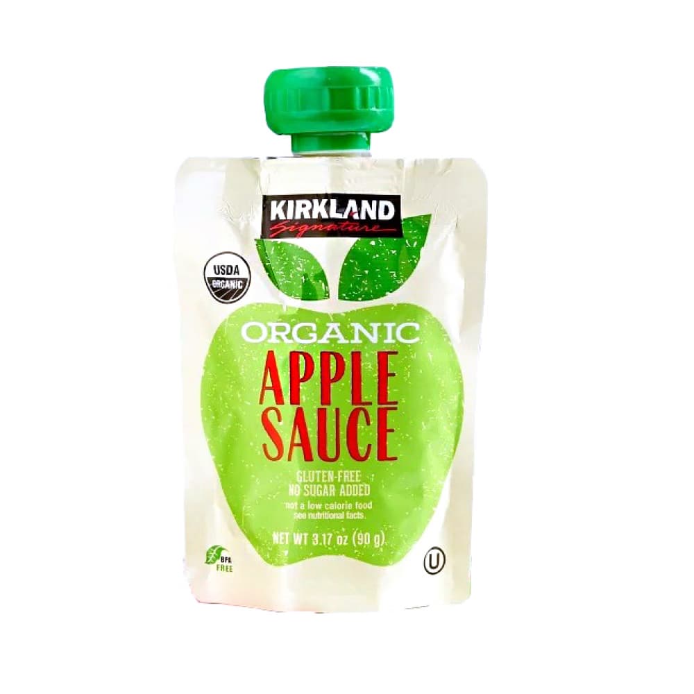 Salsa de manzana orgánica Kirkland (90 g / 3.17) - Imagen 1