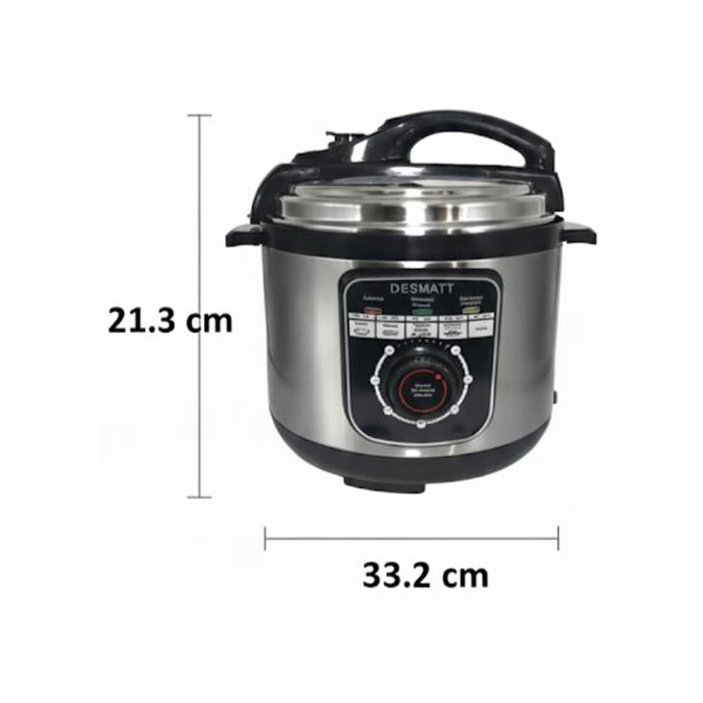 Olla de presión eléctrica -reina- 5 L Desmatt KPC-050 - Miniatura 5