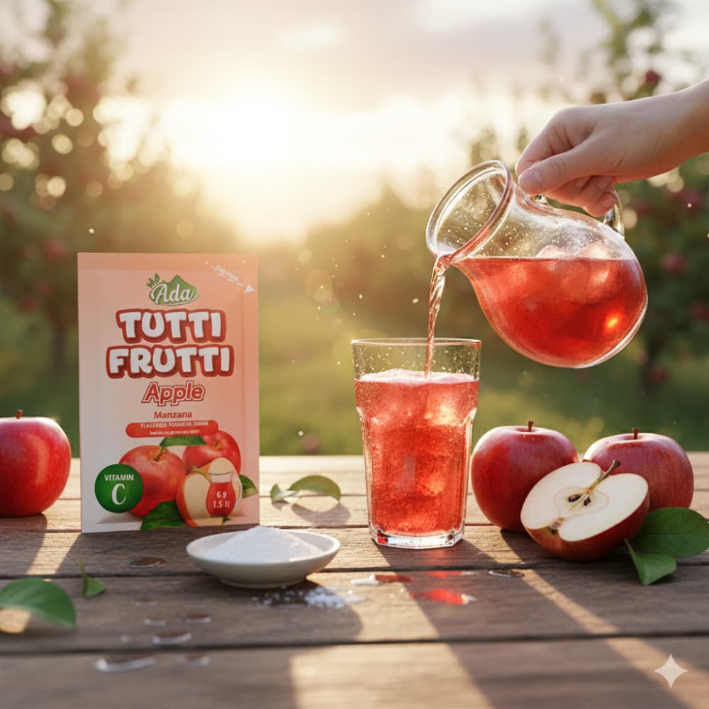 Refresco instantáneo sabor manzana Tutti Frutti Ada (6 g) - Miniatura 4