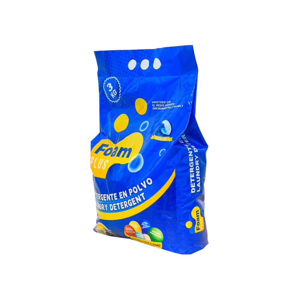 Detergente en Polvo Foam Plus (3 kg) - Miniatura 3