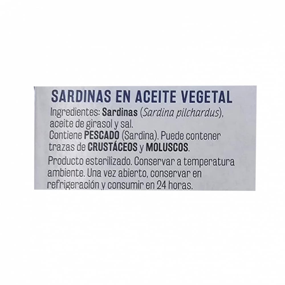 Sardinas en aceite vegetal Vima Foods (113 g / 3.98 oz) - Miniatura 2