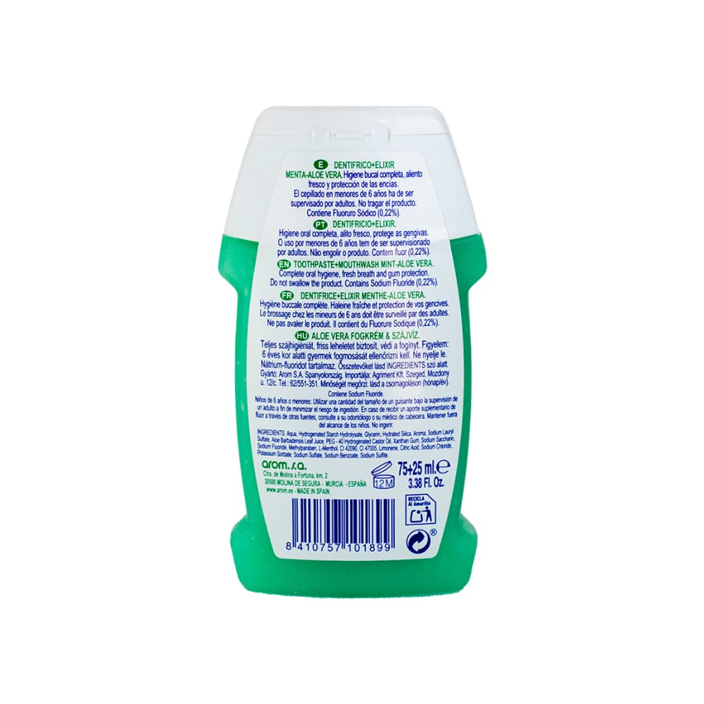 Pasta dental en gel con Aloe Vera S'nonas (100 ml / 3.38 fl oz) - Miniatura 5