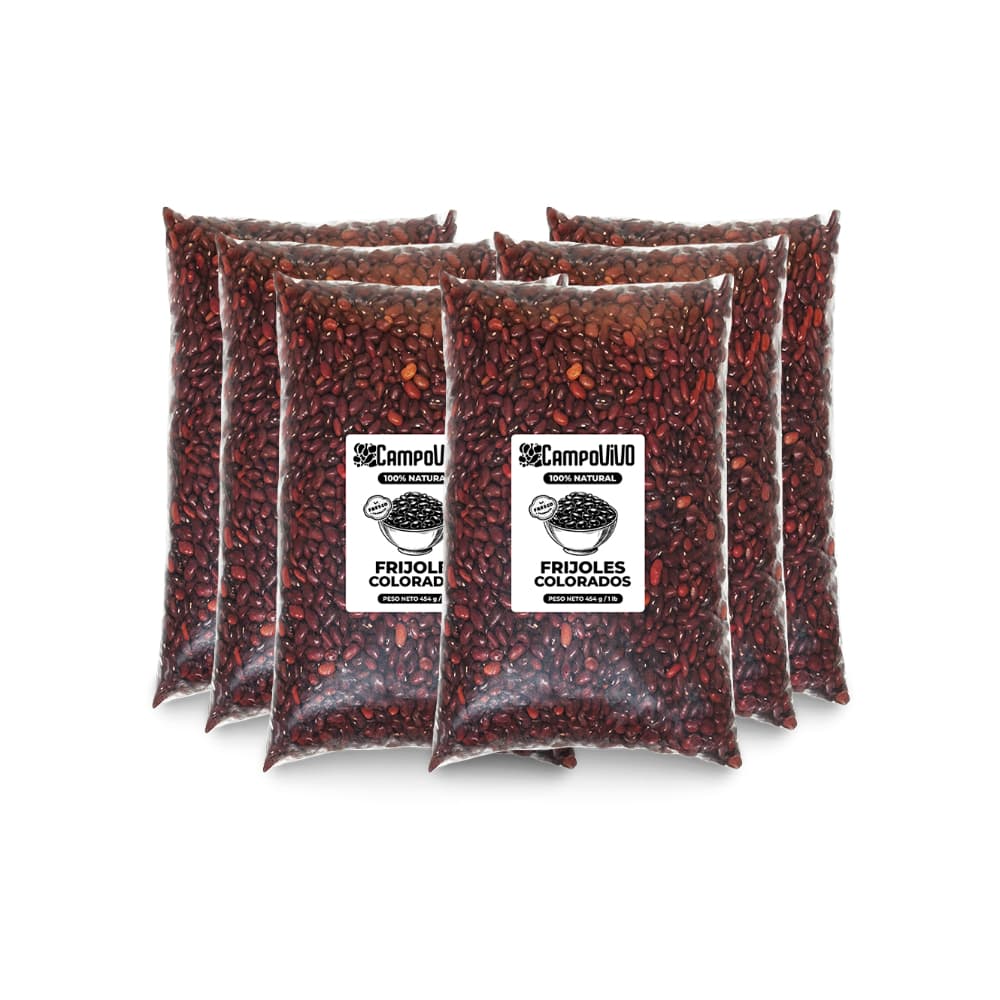 Frijoles colorados Campo Vivo (6 x 454 g / 1 lb) - Imagen 1