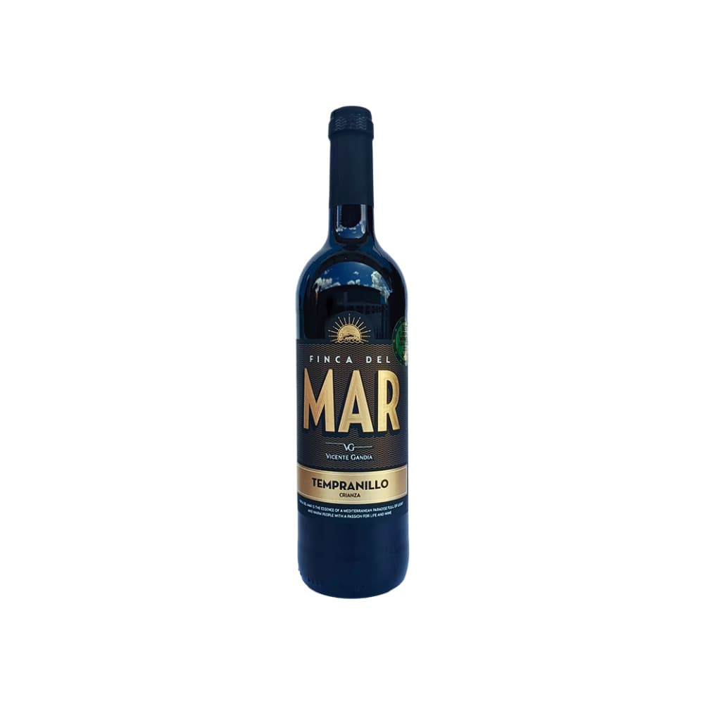Vino tinto Tempranillo Crianza Finca del Mar (750 ml) - Miniatura 1