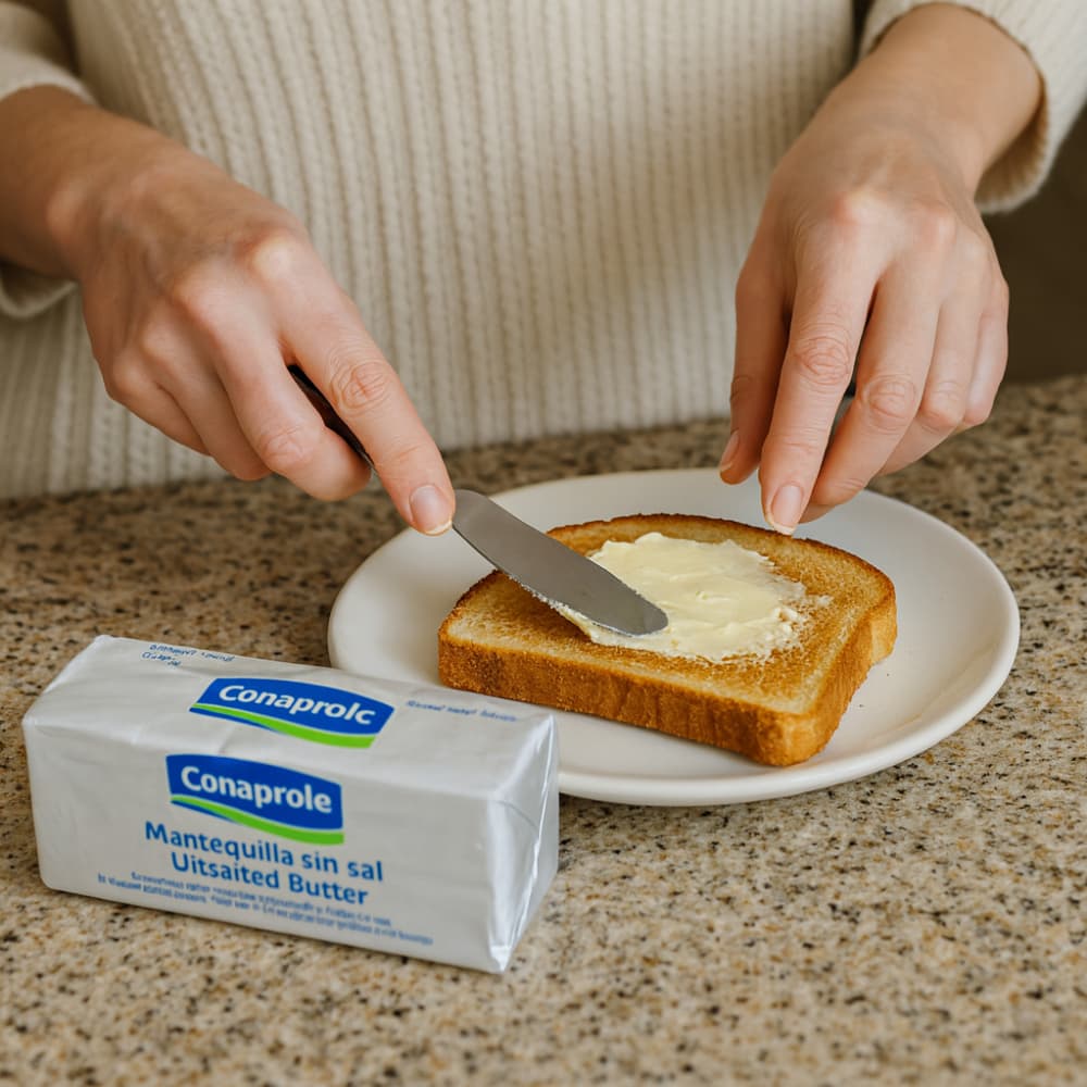 Mantequilla sin sal Conaprole (200 g / 7.05 oz) - Miniatura 4