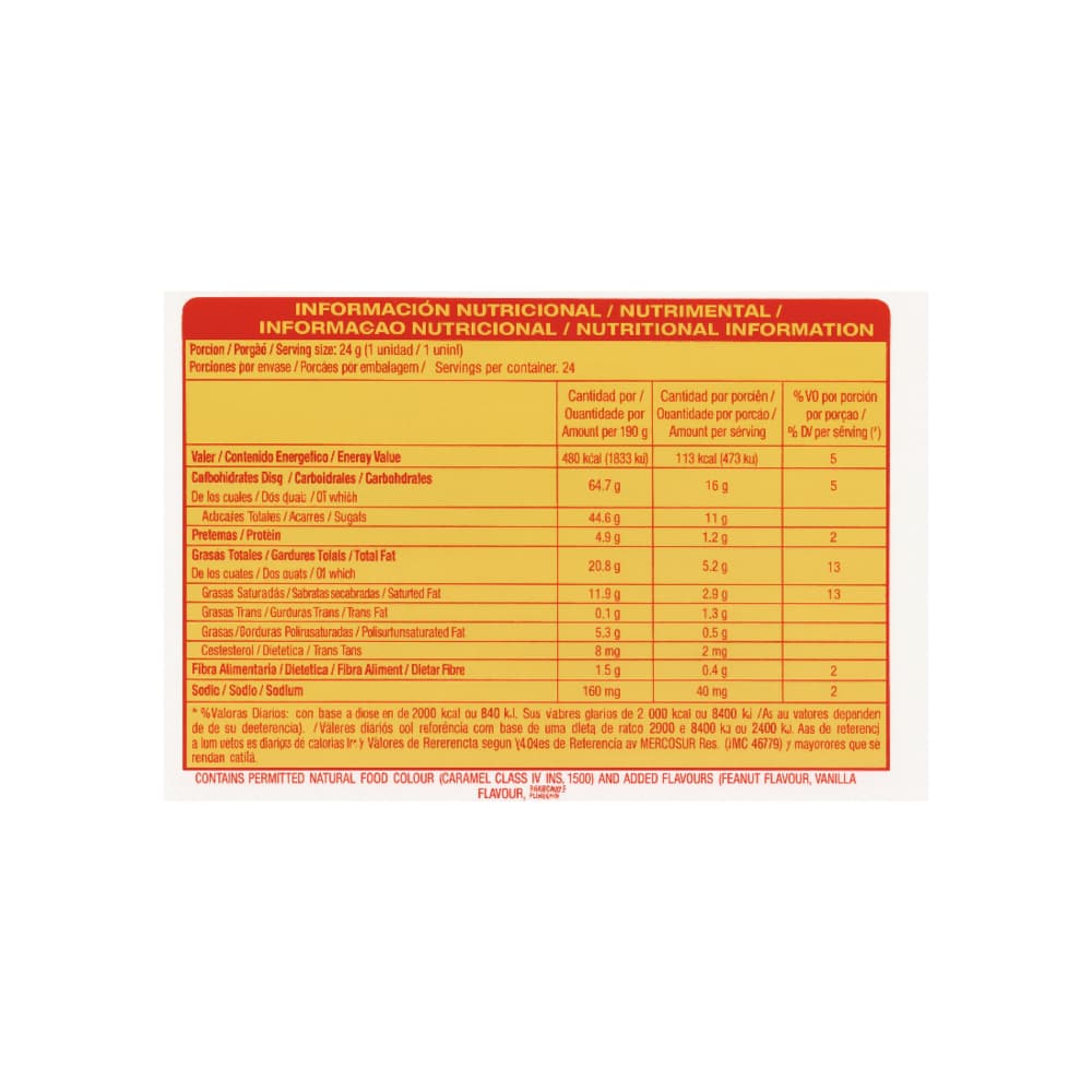 Sorbeto relleno de caramelo y cereal con cobertura sabor chocolate Bon o Bon Arcor (6 x 24 g) - Miniatura 3