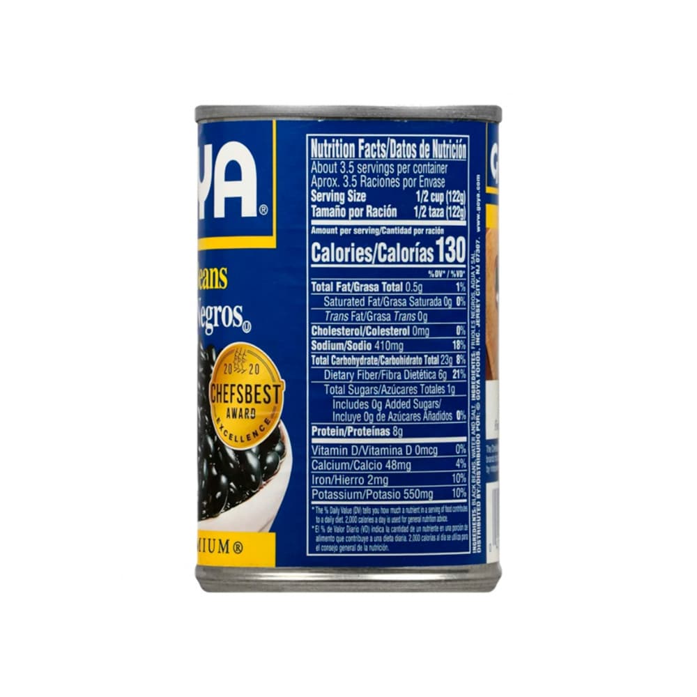 Frijol negro enlatado Goya (6 x 439 g / 15.5 oz) - Miniatura 2