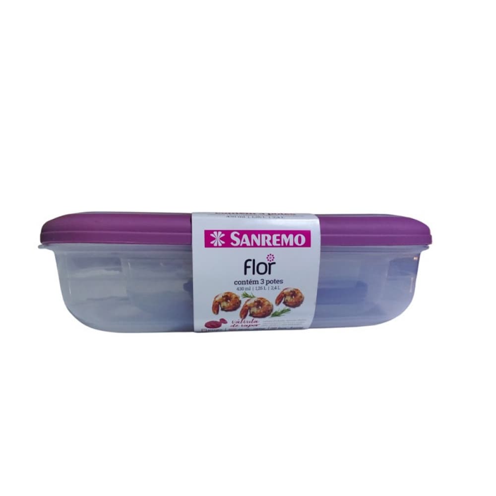 Conjunto de 3 pozuelos con válvula de vapor Sanremo - Miniatura 2