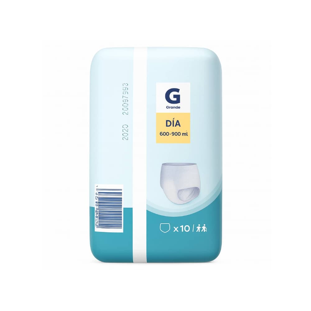 Pañales desechables para adultos talla G día Orlys (10 U) - Miniatura 2