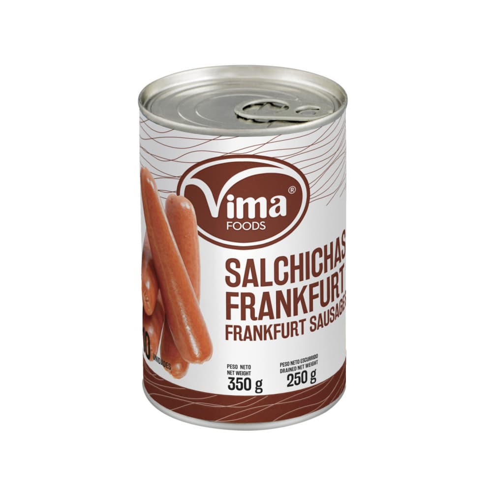 Salchichas Frankfurt Vima Foods (350 g / 12.34 oz) - Imagen 1