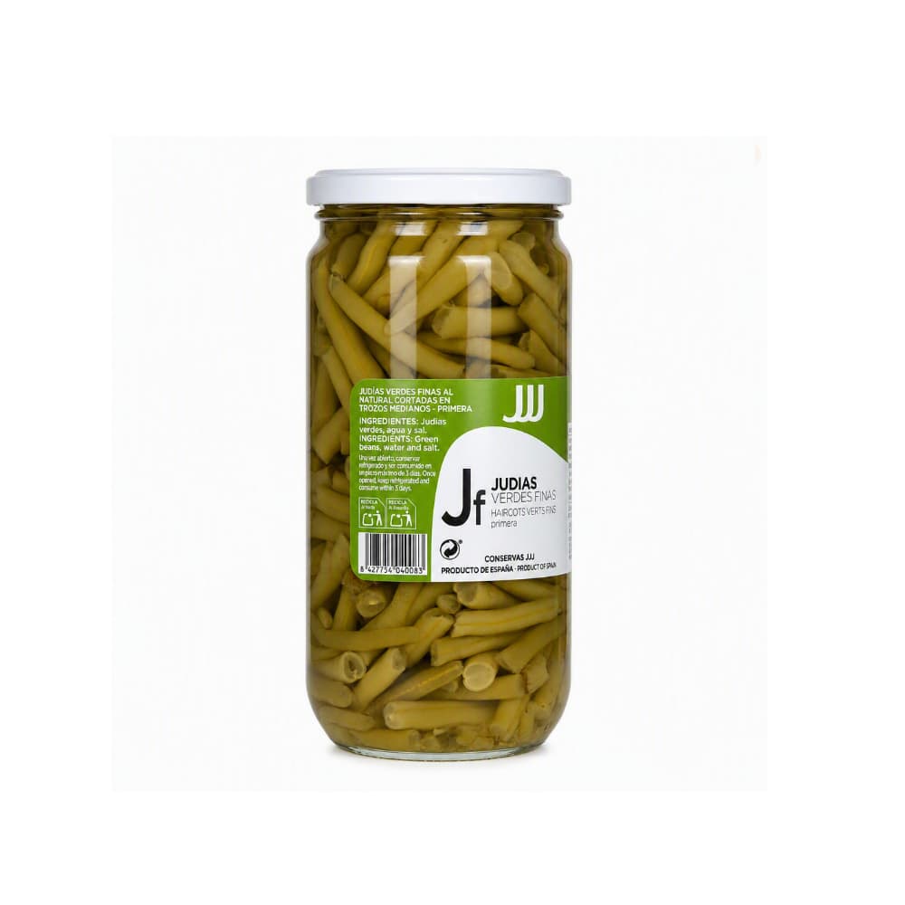 Judías verdes finas en conserva al natural Juan José Jiménez (660 g / 1.46 lb) - Miniatura 3