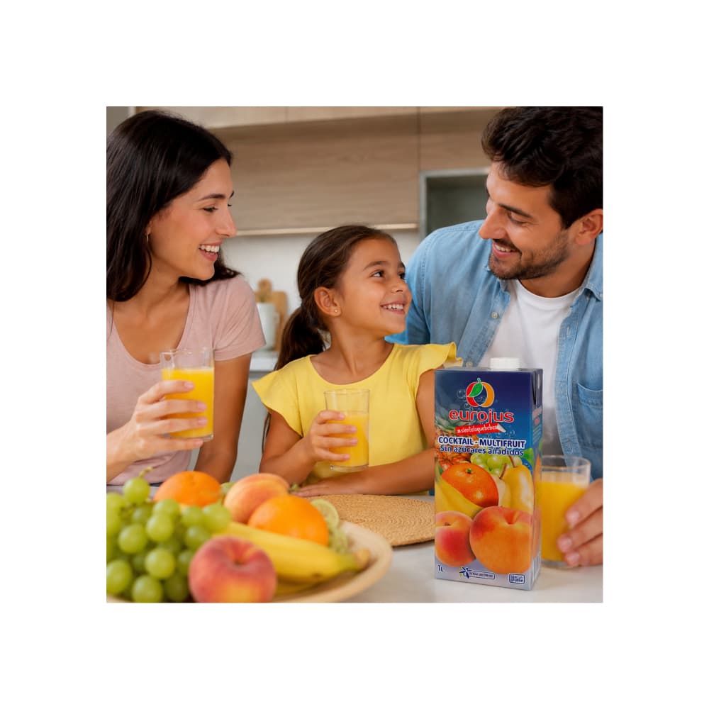 Néctar de multifrutas Eurojus (1 L) - Miniatura 5