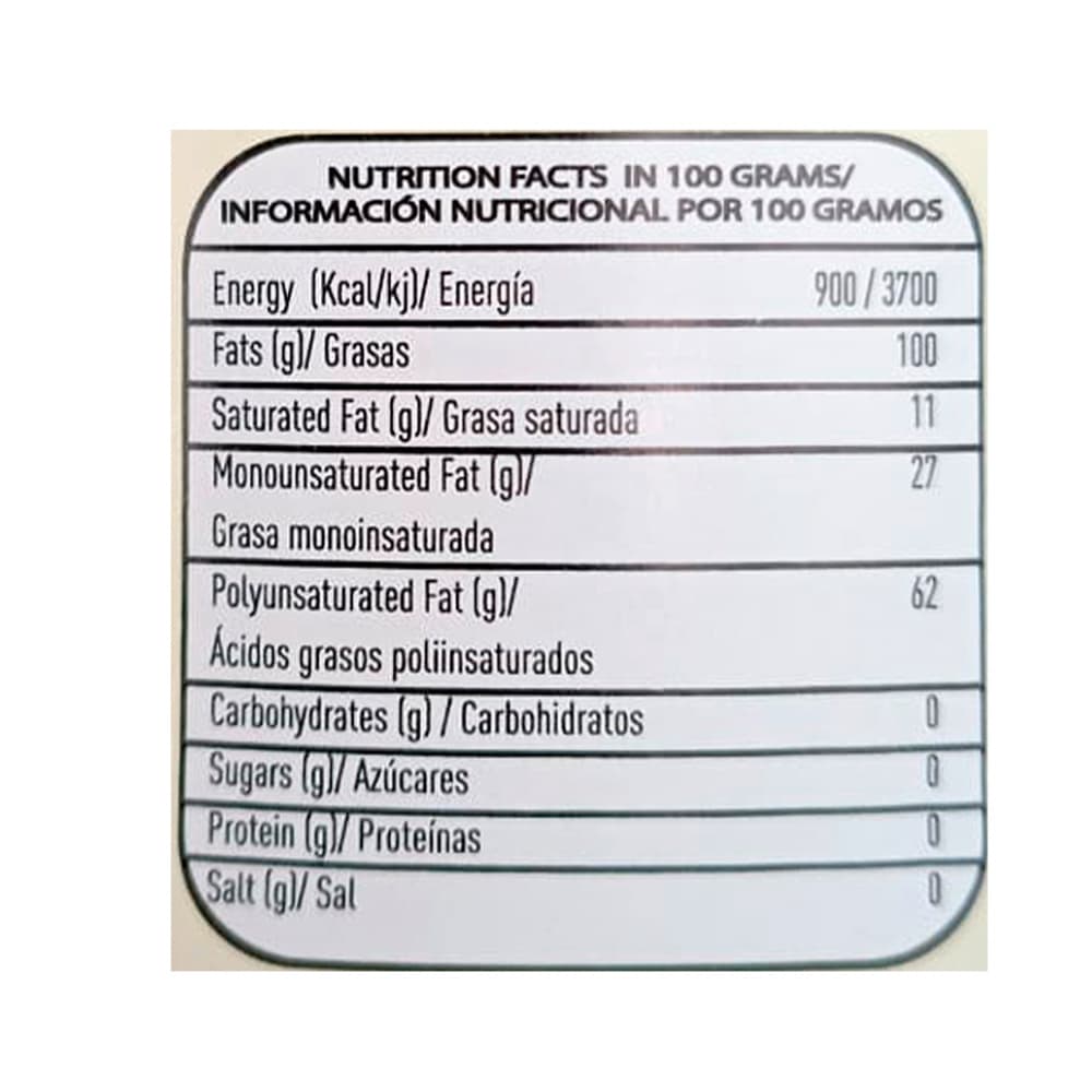 Aceite de girasol refinado YEYA (1 L) - Miniatura 2