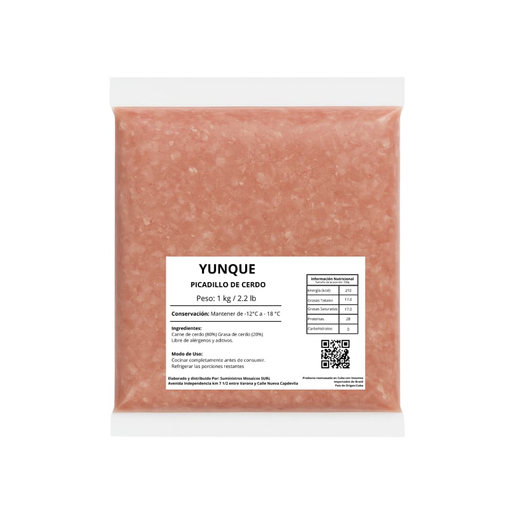 Picadillo de cerdo Yunque (1 kg / 2.2 lb) - Miniatura 3