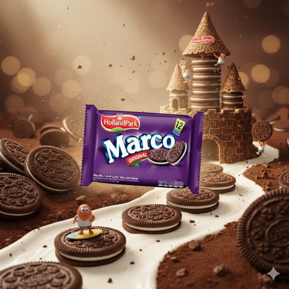 Galletas de chocolate con relleno sabor vainilla Marco Holland Park (360 g / 12.69 oz) - Miniatura 5