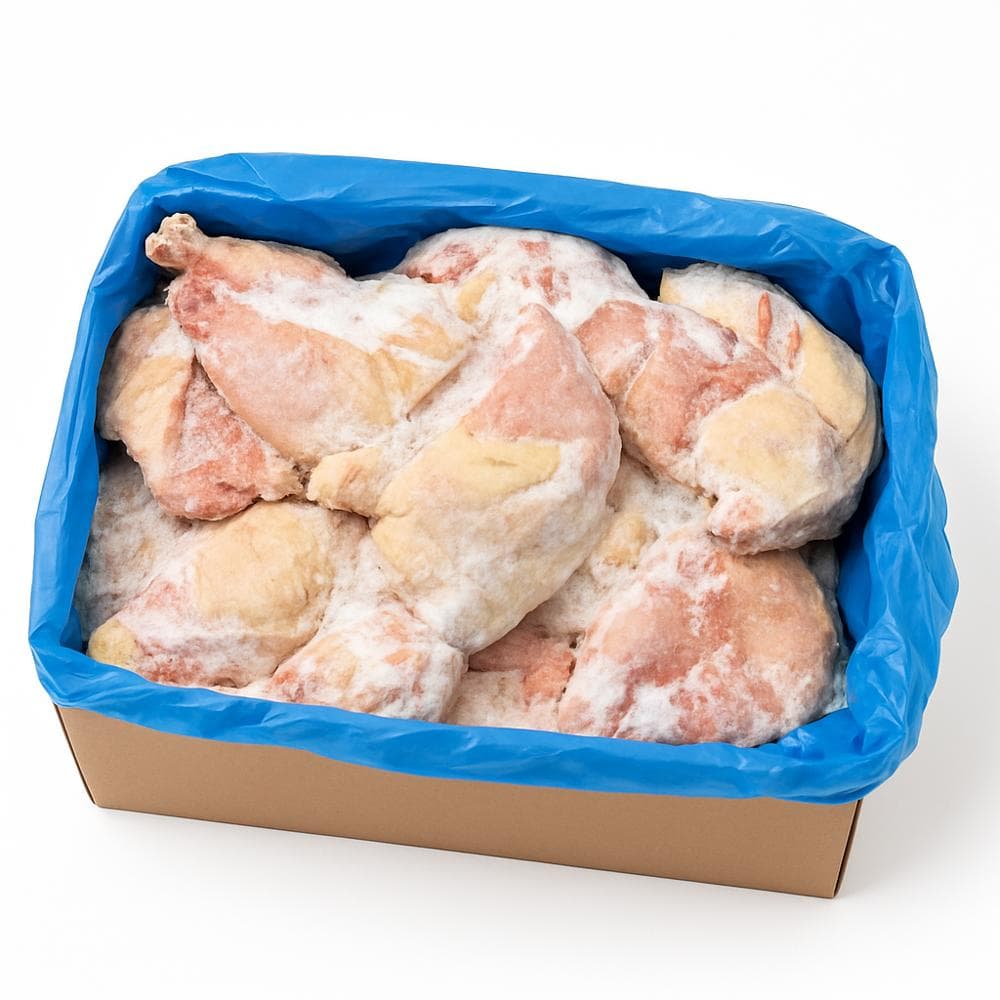 Caja de cuartos traseros de pollo Pilgrims (15 kg / 33 lb) - Miniatura 2