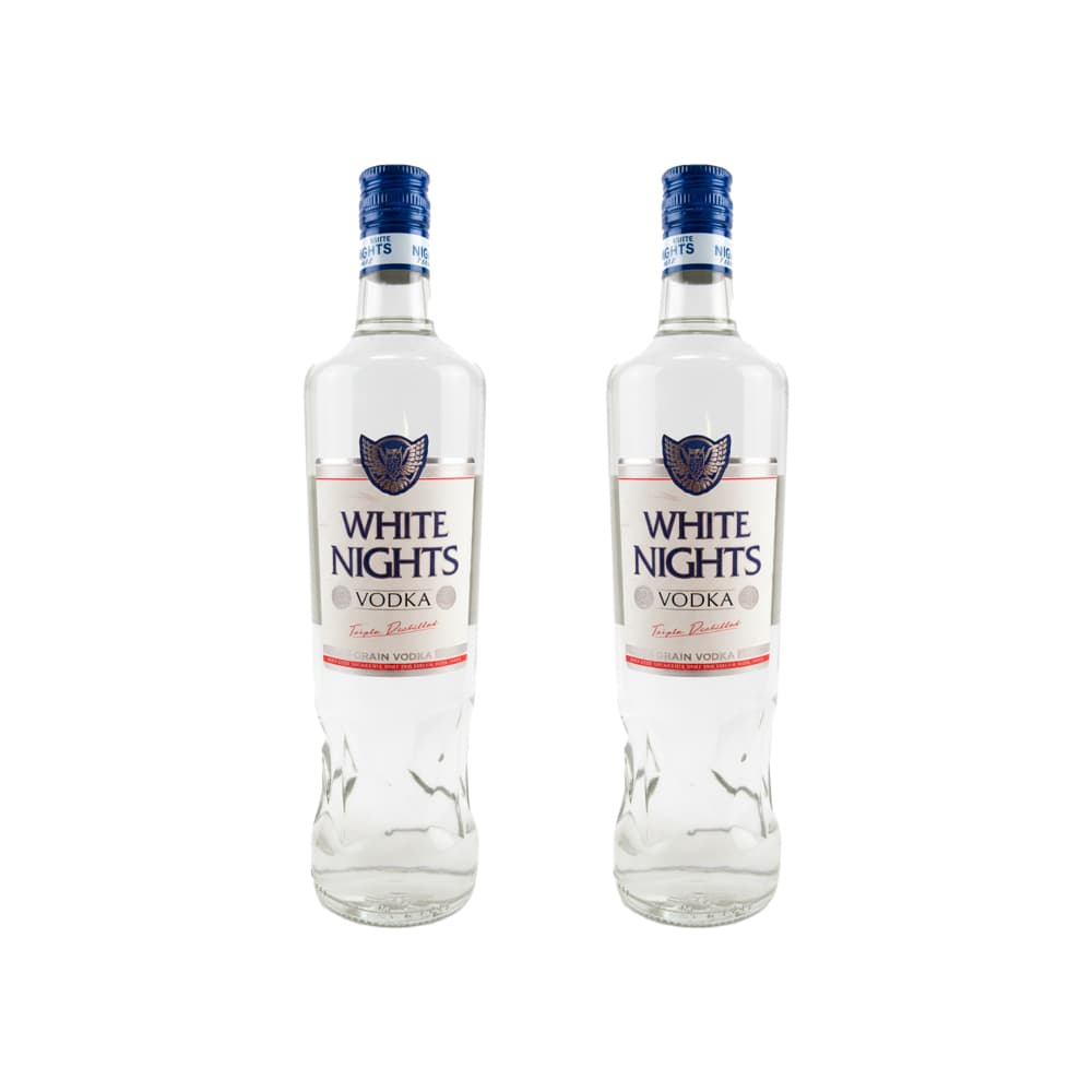 Vodka 37.5 % vol White Nights (2 x 1 L) - Imagen 1