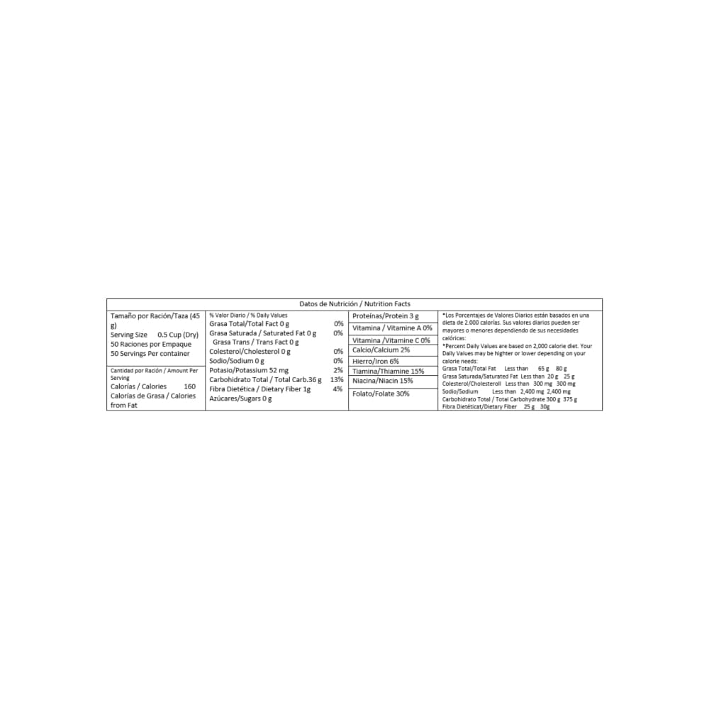 Arroz de grano largo Del Campo (2.27 kg / 5 lb) - Miniatura 2