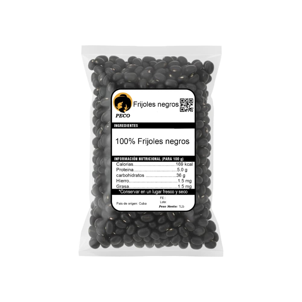 Frijoles negros Peco (453.5 g / 1 lb) - Miniatura 2