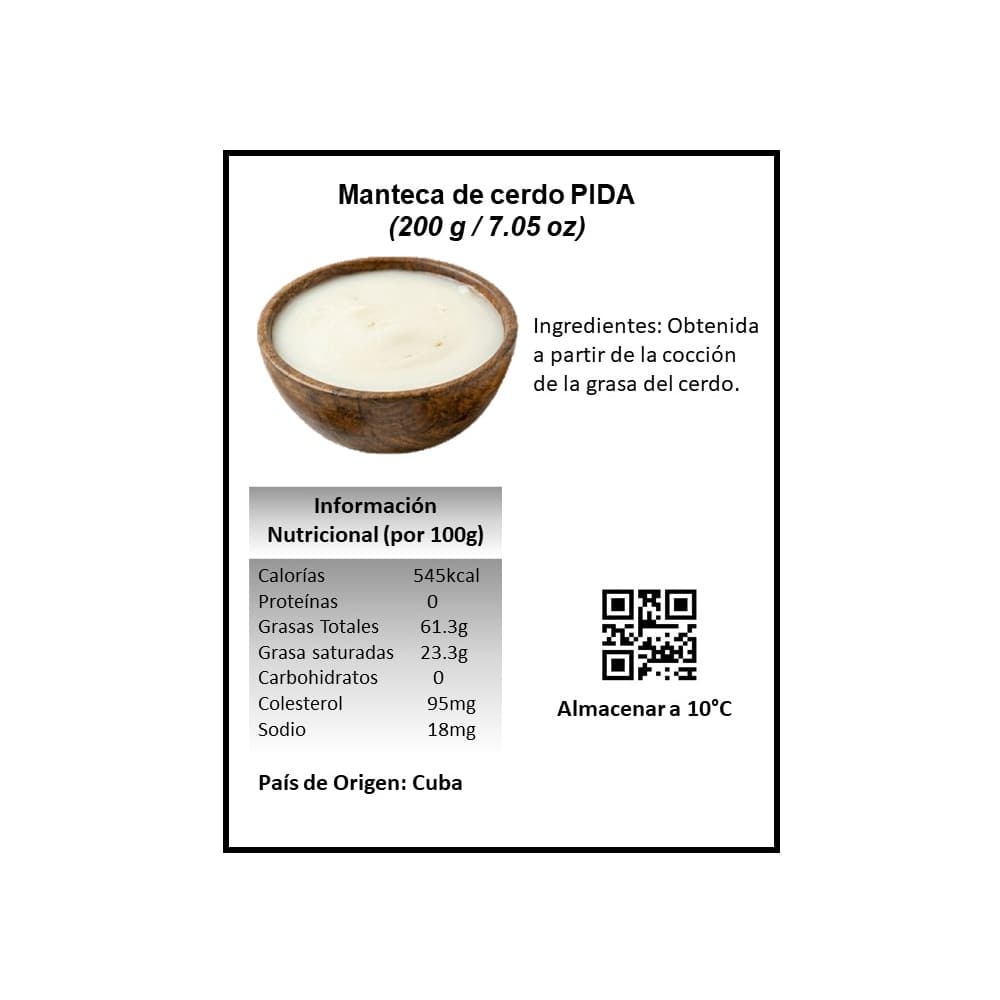 Manteca de cerdo Pida (200 g / 7.05 oz) - Miniatura 3