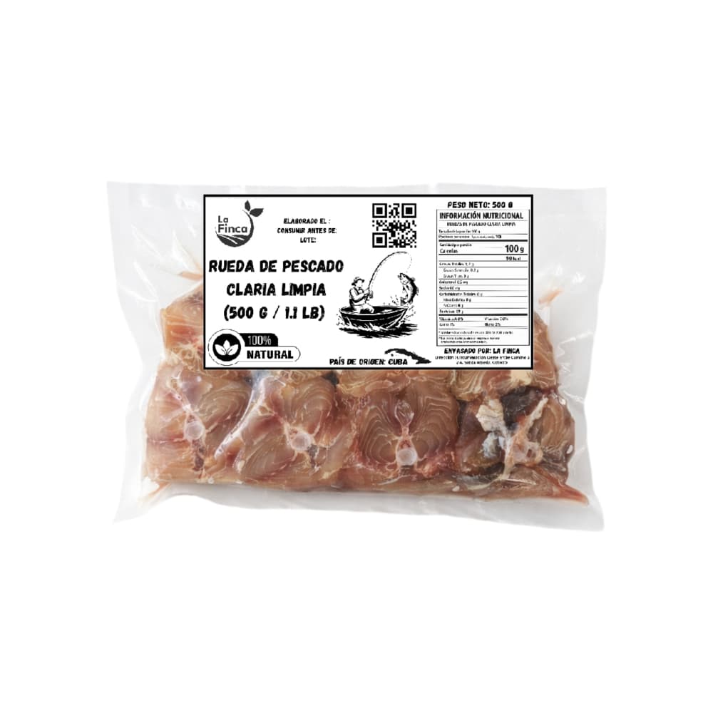 Ruedas de pescado claria limpia La Finca (500 g / 1.1 lb) - Miniatura 2