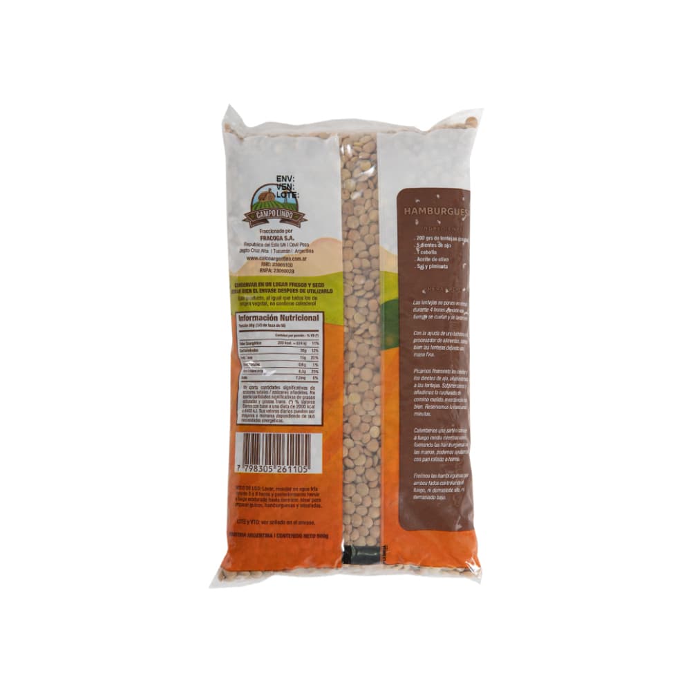 Lentejas (5 x 500 g / 1.1 lb) - Miniatura 3