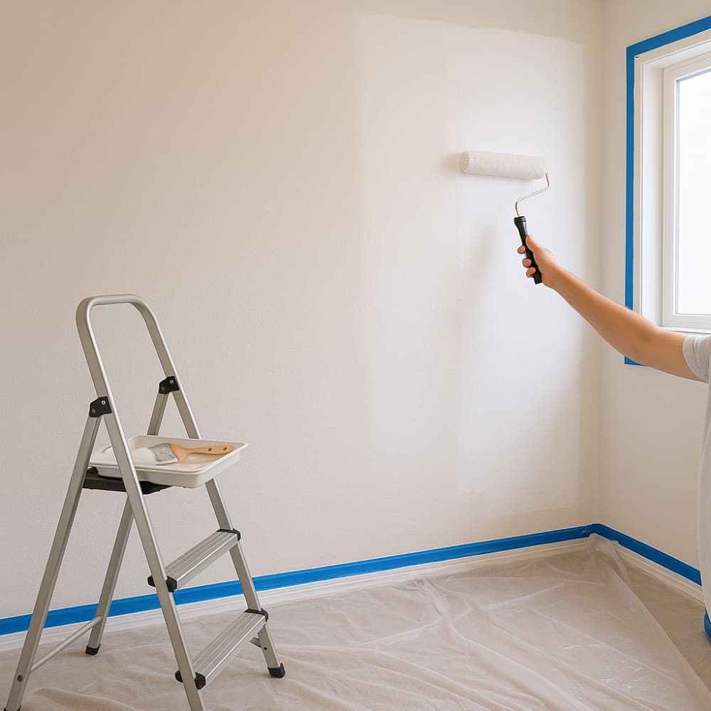 Pintura esmalte acrílico para interior y exterior color blanco Devox Caribe Devocryl 500 (4 L) - Miniatura 4