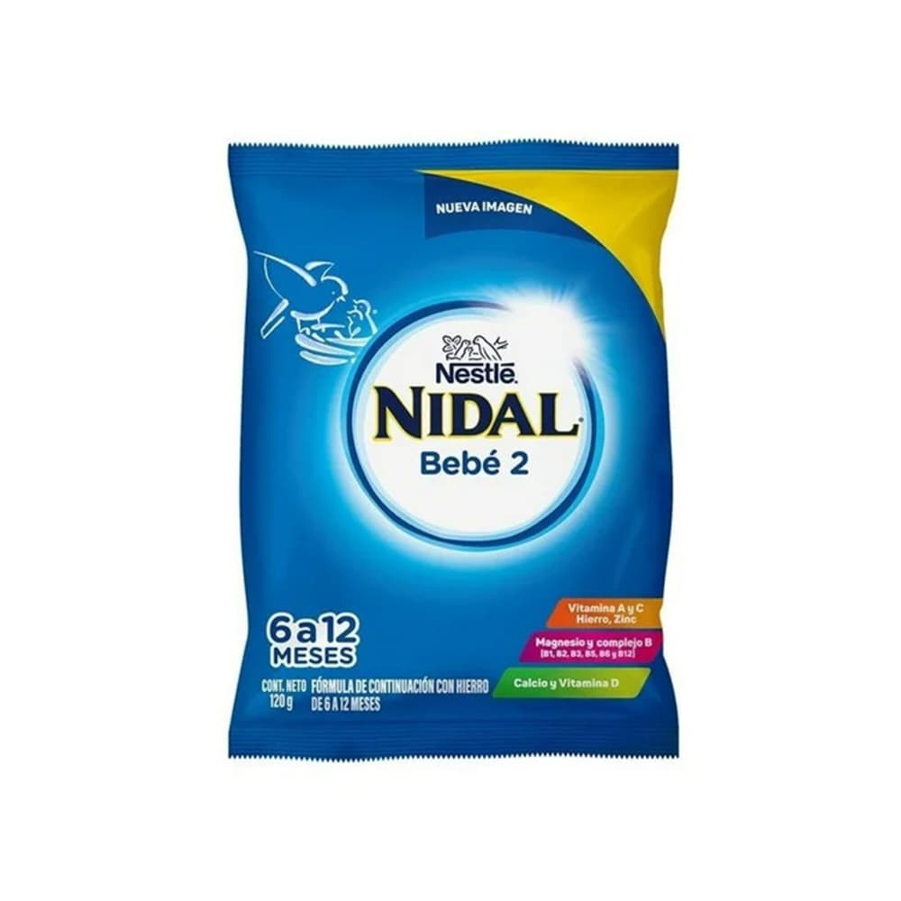 Fórmula para lactantes de 6 a 12 meses con hierro Nidal Nestlé (120 g / 4.23 oz) - Imagen 1