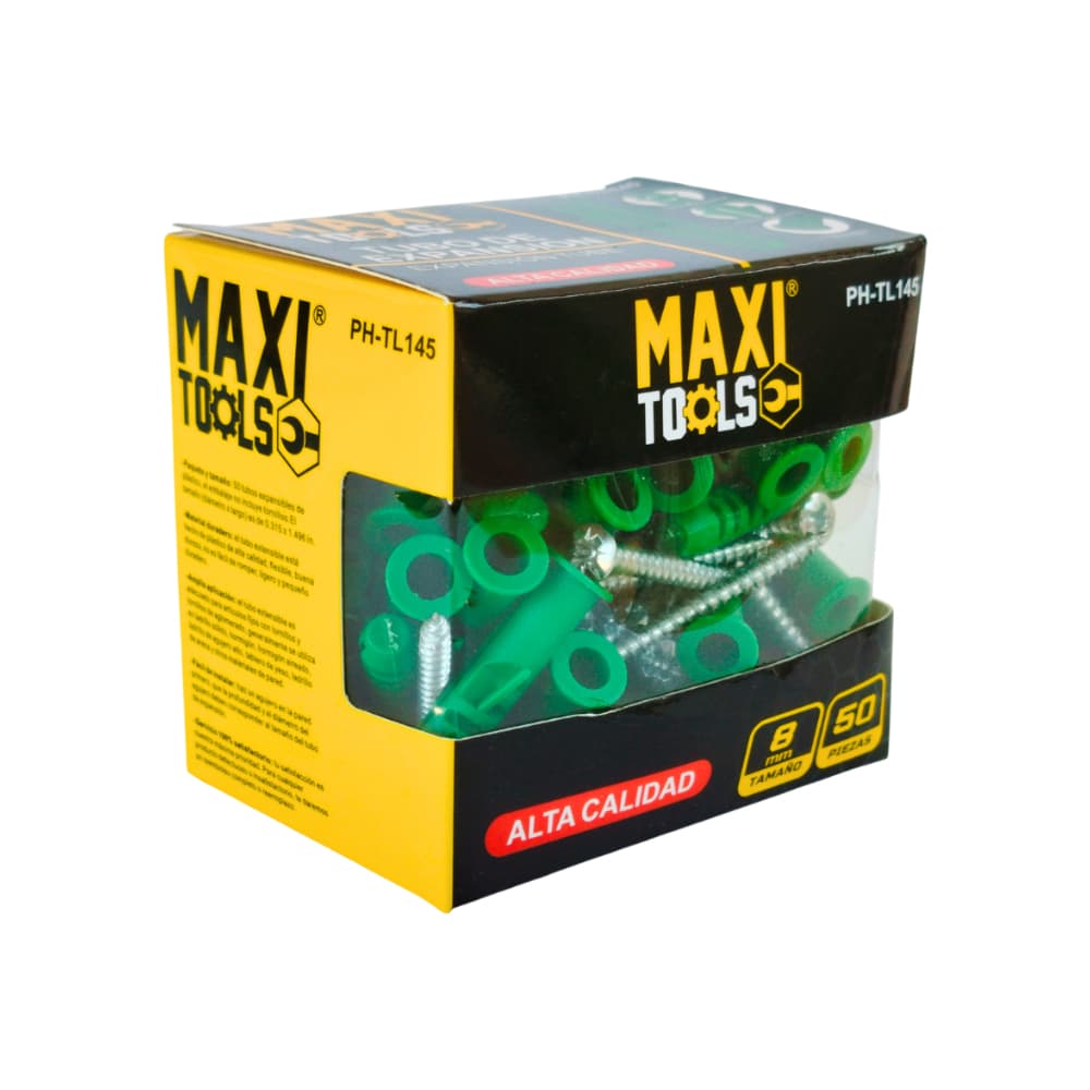 Tornillo de expansión - 8 mm Maxi tools (50 U) - Imagen 1