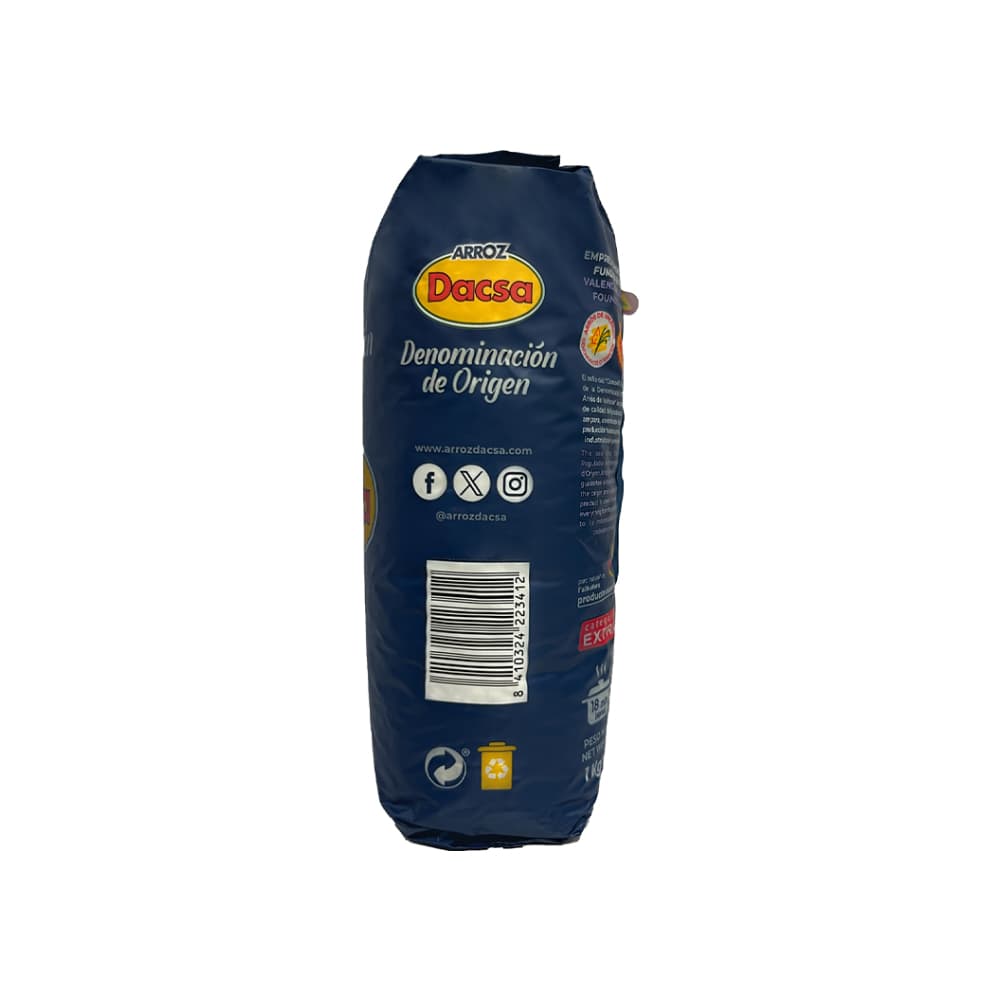 Arroz redondo extra Dacsa (1 kg / 2.20 lb) - Miniatura 2