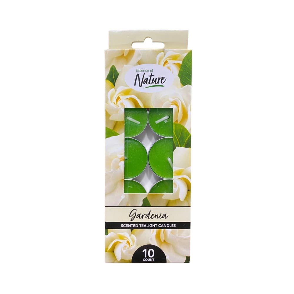 Juego de 10 velas decorativas con aroma a gardenias Essence of Nature - Miniatura 2