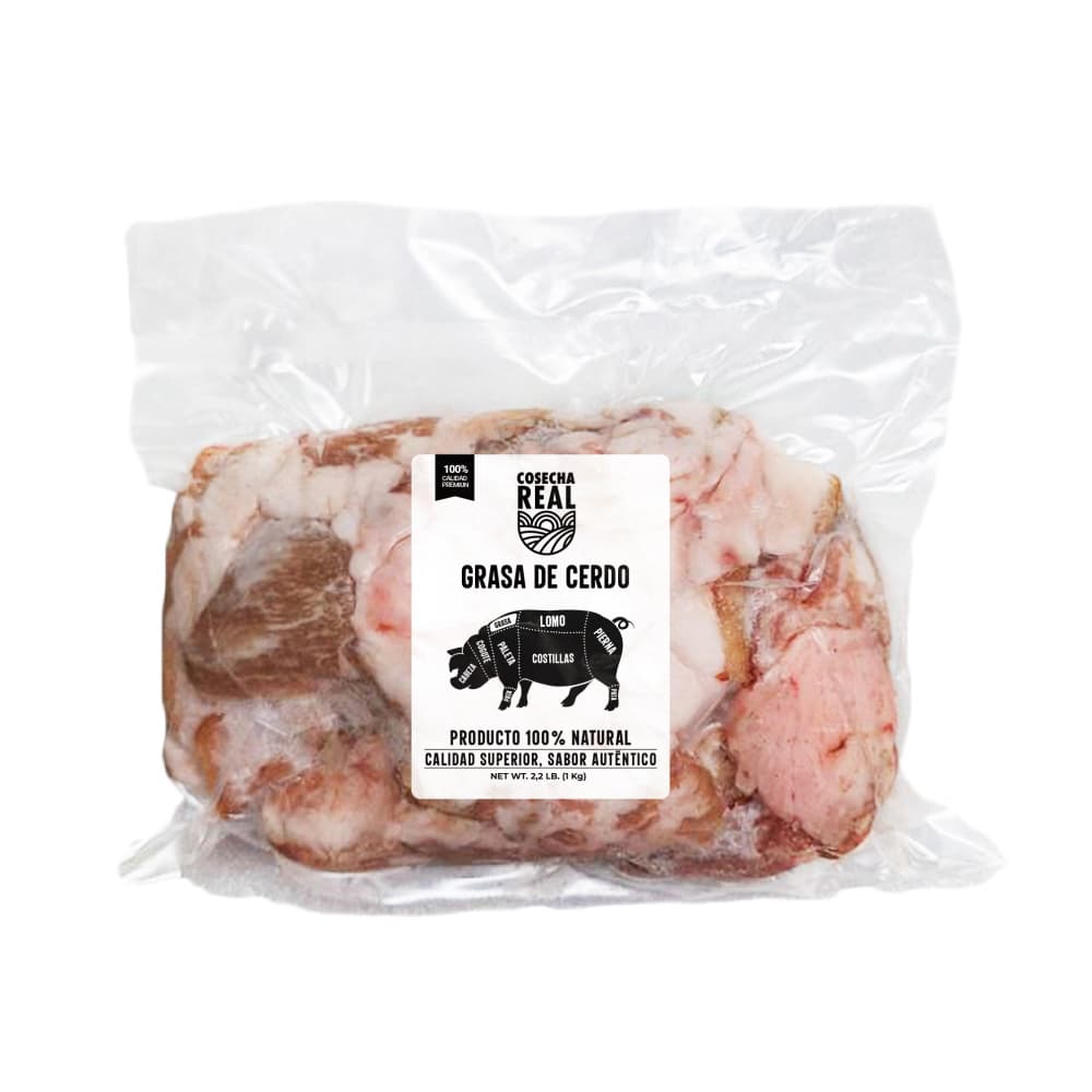 Grasa de cerdo Cosecha Real (1 kg / 2.2 lb) - Imagen 1