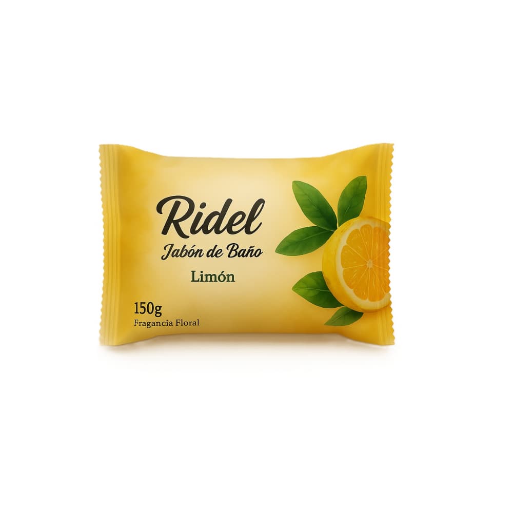 Jabón de baño limón Ridel (100 g / 3.53 oz) - Imagen 1