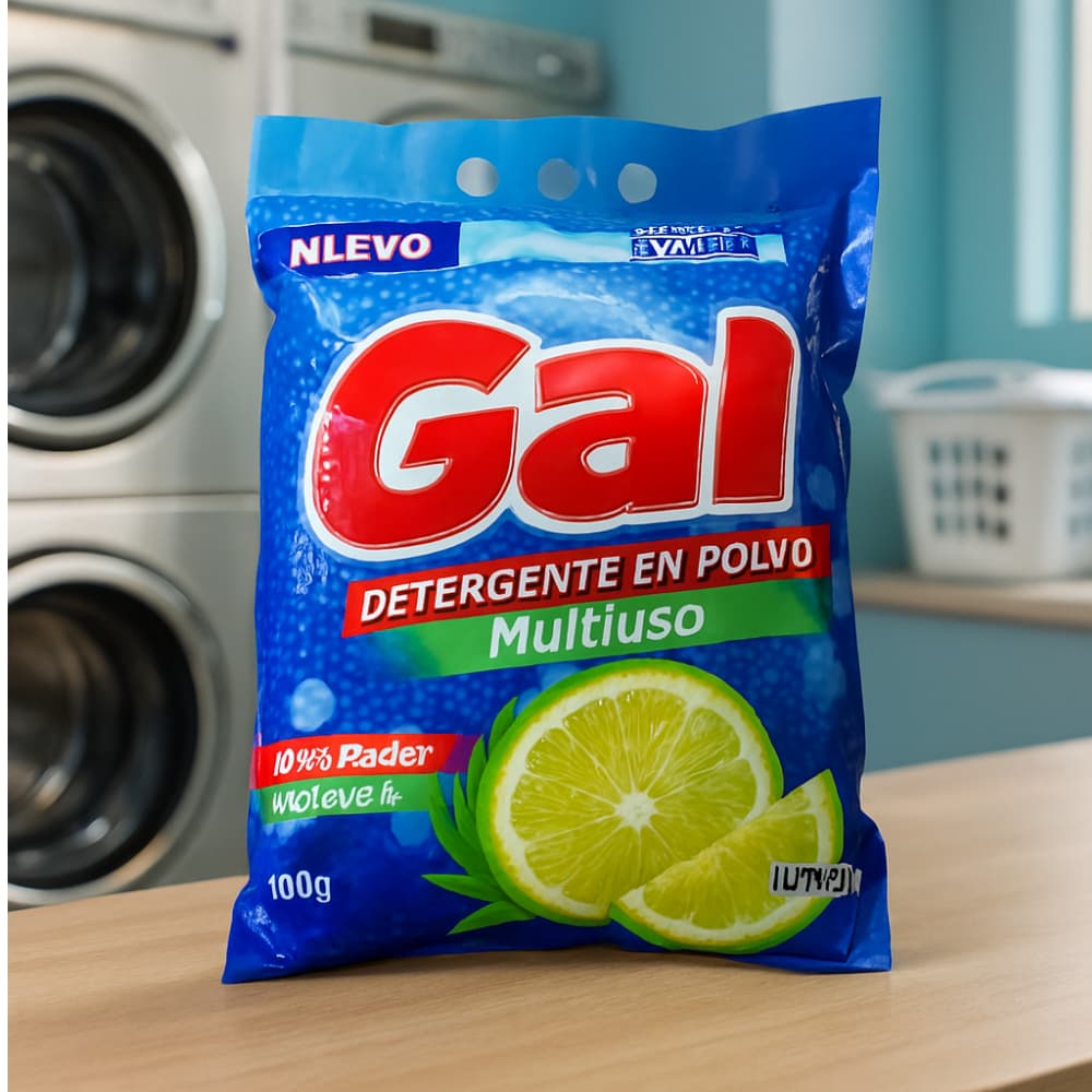 Detergente en polvo multiusos limón Gal (1 kg / 2.2 lb) - Miniatura 4