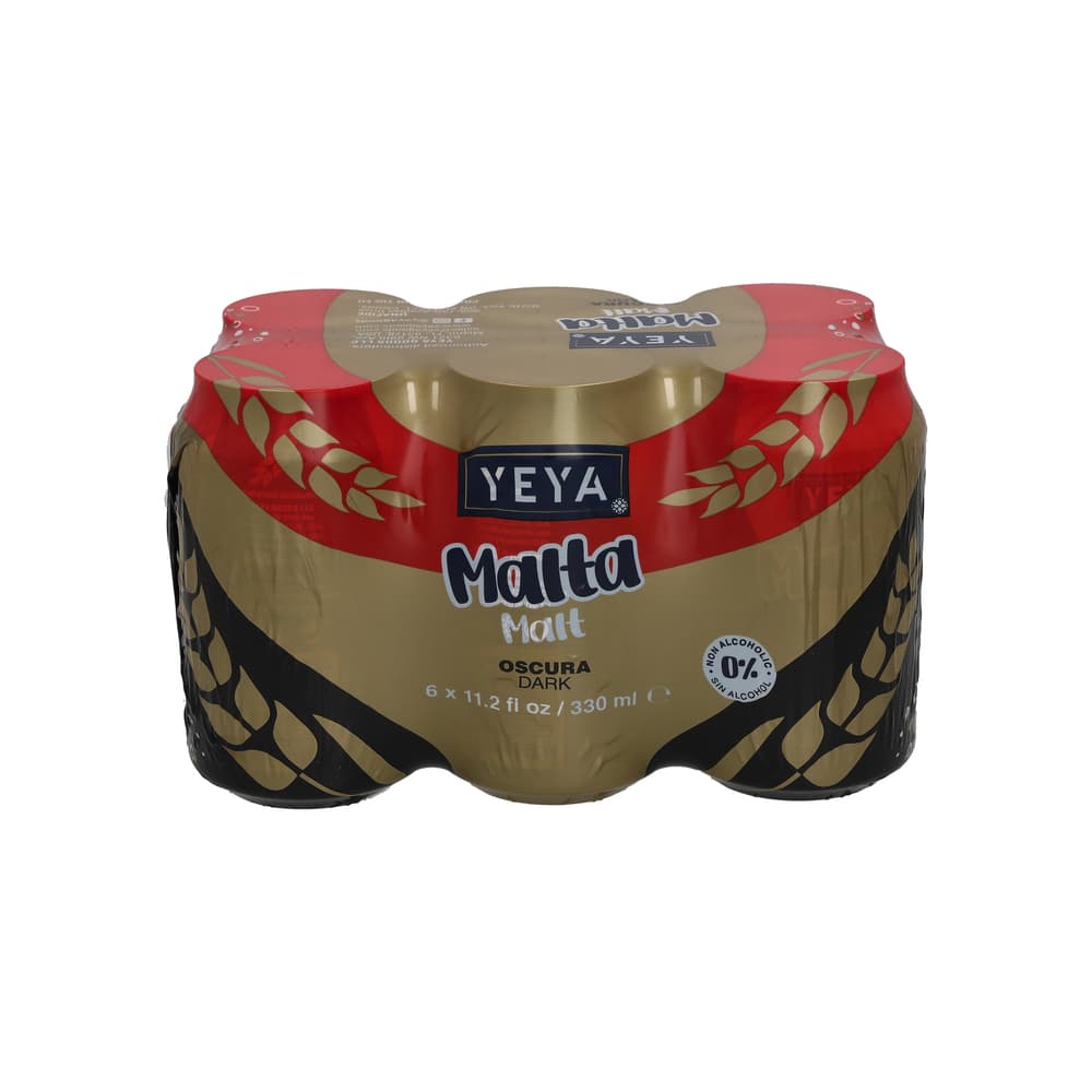 Malta oscura YEYA (6 x 330 ml) - Miniatura 4