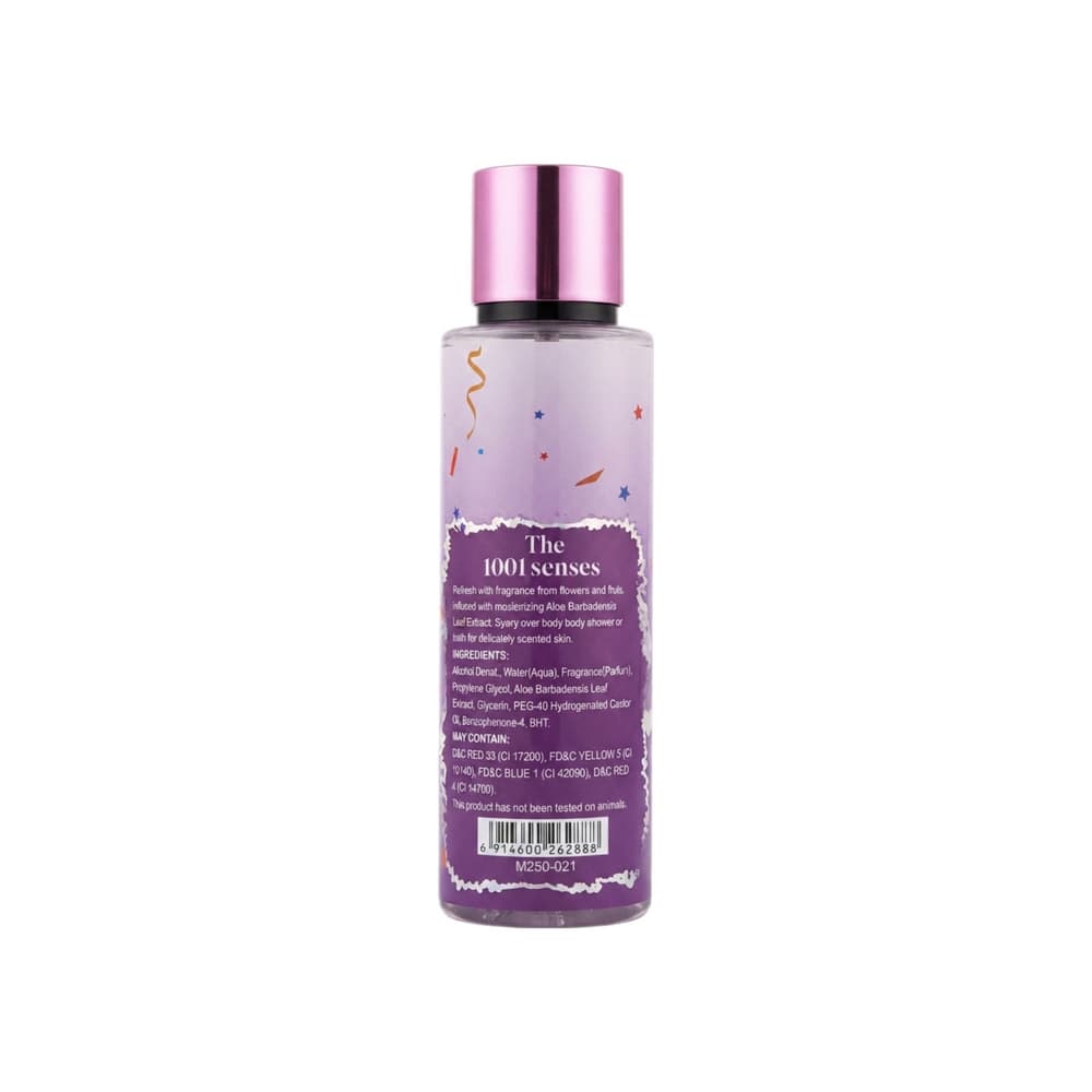 Colonia fragancia granada dulce The 1001 senses (250 ml) - Miniatura 1