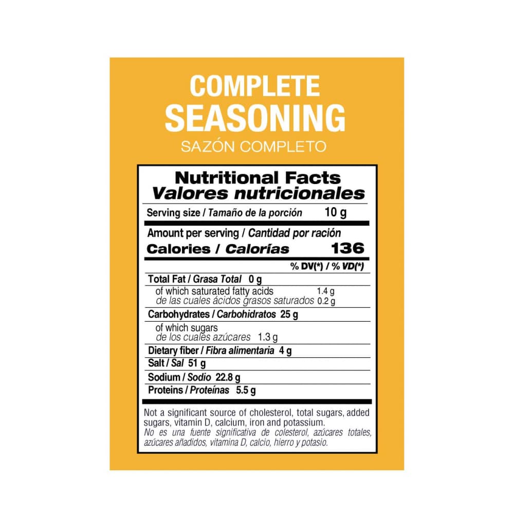 Sazón completo Yeya (50 x 10 g) - Miniatura 3