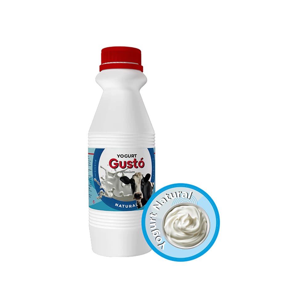 Yogurt Probiótico natural Gustó Premium (500 ml) - Miniatura 2