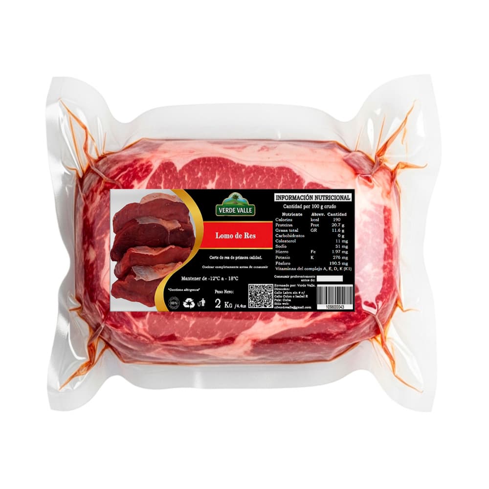 Lomo de res Verde Valle (2 kg / 4.4 lb) - Miniatura 2