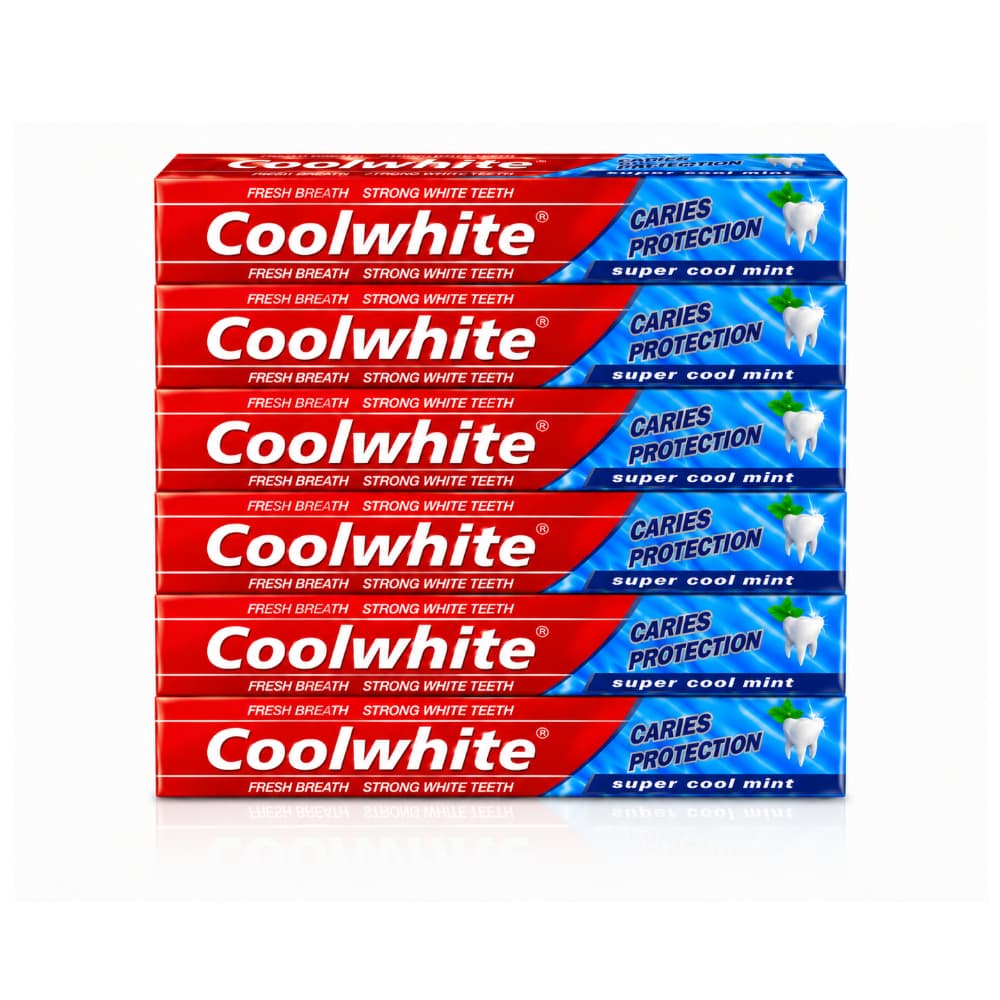 Pasta dental mentolada Coolwhite (6 x 120 g / 4.23 oz) - Miniatura 1