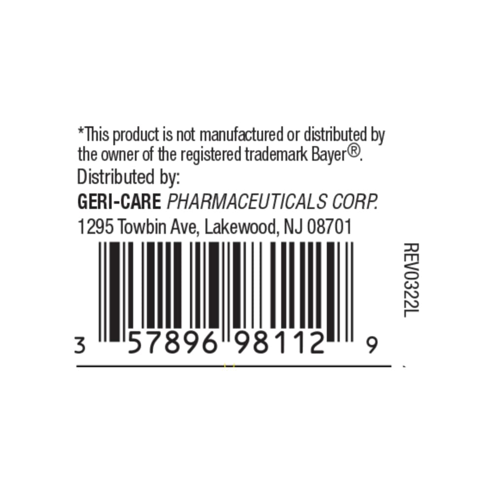 Aspirina 81 mg Health Star (120 tabletas) - Miniatura 3