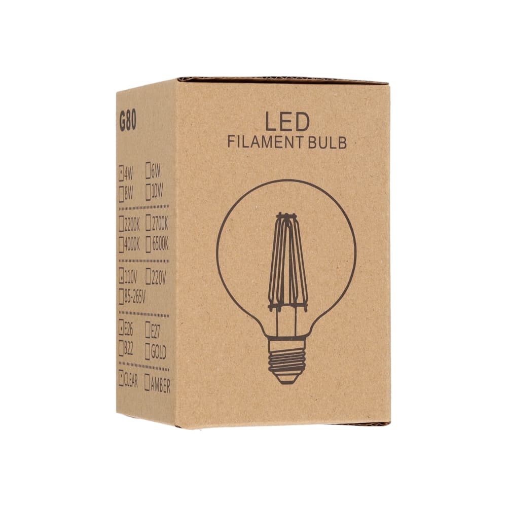 Bombilla transparente de luz cálida 4W Malu - Miniatura 2