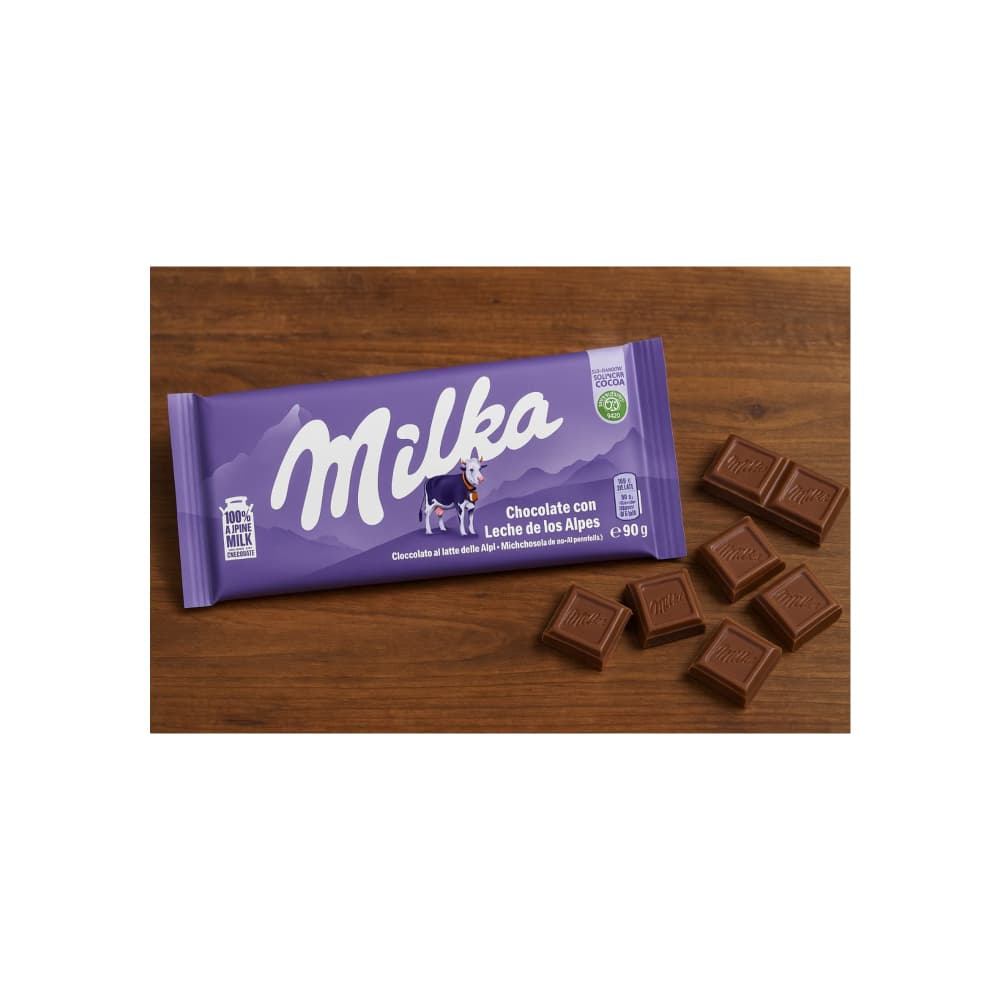 Tableta de chocolate con leche Milka (90 g / 3.17 oz) - Miniatura 4