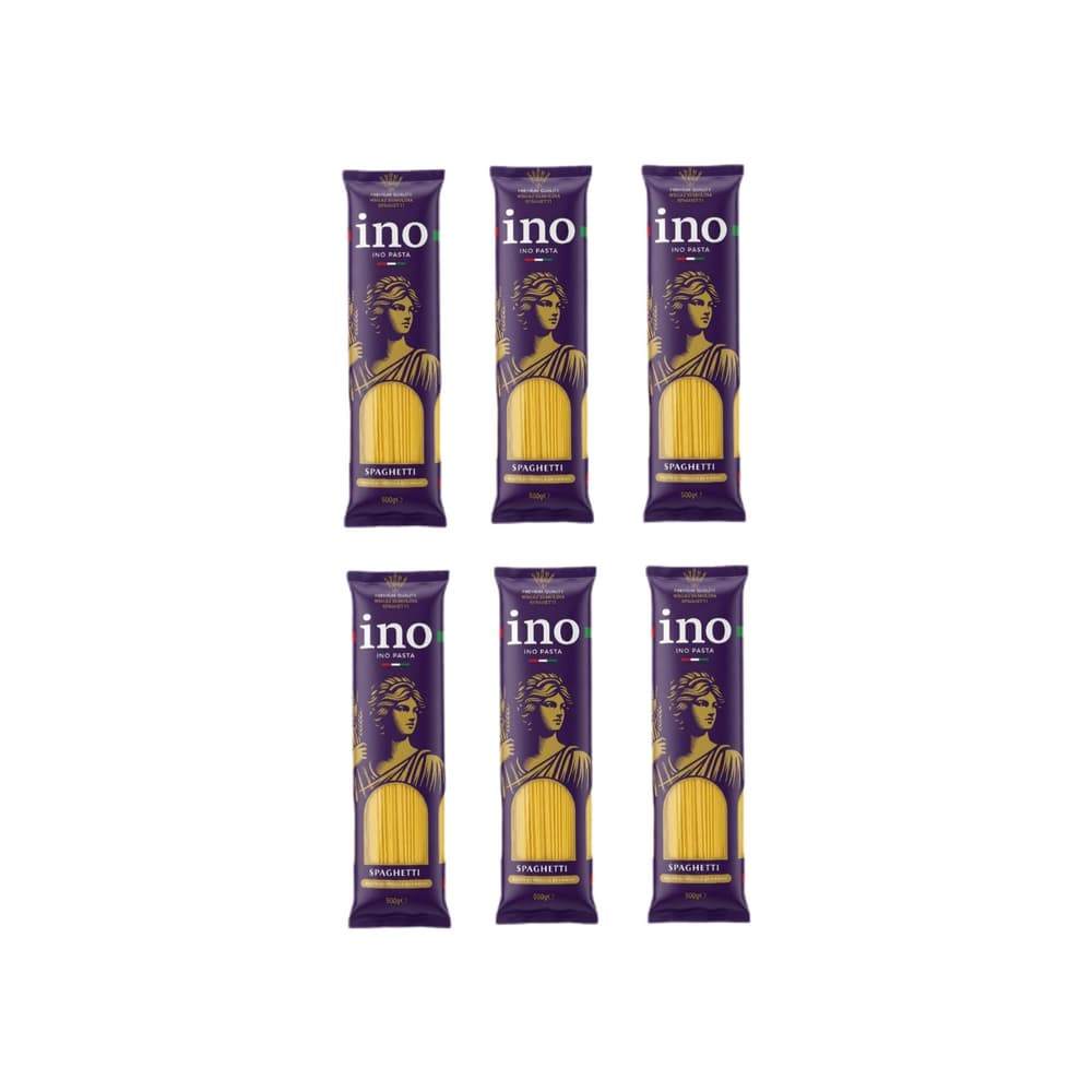 Spaguetti Ino Pasta (6 x 500 g / 17.64 oz) - Imagen 1