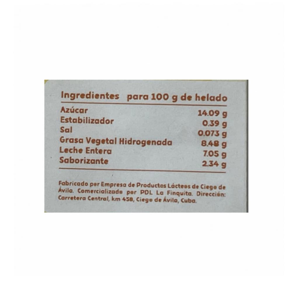 Helado sabor choco chispa La Finquita (4 L) - Miniatura 2