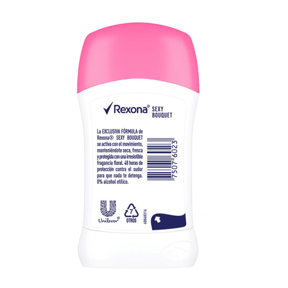 Desodorante en barra para mujeres Sexy Bouquet Rexona (45 g / 1.6 oz) - Miniatura 2