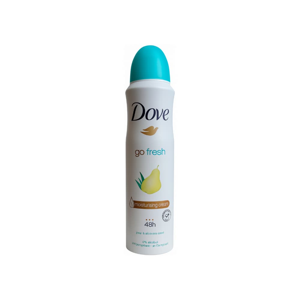 Desodorante en spray con esencia de pera y aloe vera go fresh Dove (150 ml) - Imagen 1