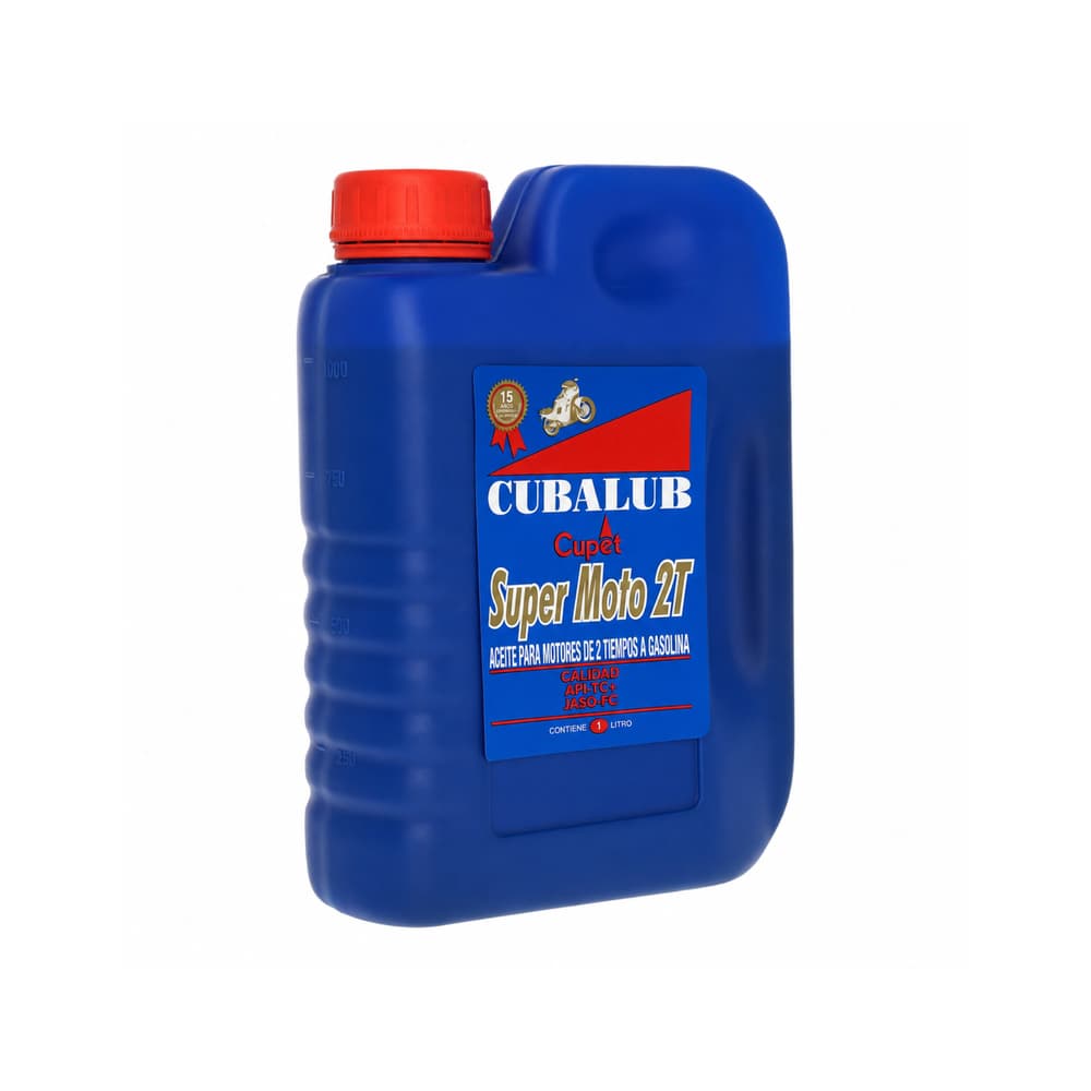 Aceite para motor Super Moto - 2T Cubalub (1 L) - Miniatura 2